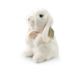 Rappa Plyšový králík bílý stojící 18 cm ECO-FRIENDLY