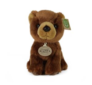 Rappa Plyšový medvěd hnědý 18 cm ECO-FRIENDLY