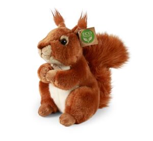 Rappa Plyšová veverka sedící 23 cm ECO-FRIENDLY