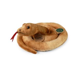 Rappa Plyšový had hnědý 90 cm ECO-FRIENDLY