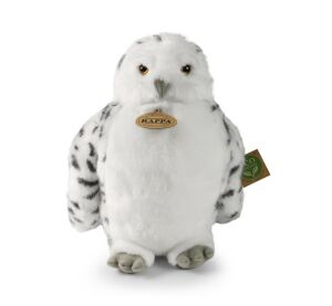 Rappa Plyšová sova/sovice sněžná s otáčející hlavou 28 cm ECO-FRIENDLY