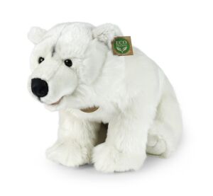 Rappa Plyšový mědvěd lední 47 cm ECO-FRIENDLY