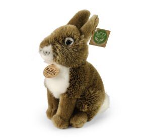 Rappa Plyšový zajíc hnědý 20 cm ECO-FRIENDLY