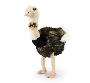 Rappa Plyšový pštros 33 cm ECO-FRIENDLY PLUSH WORLD