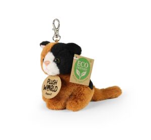 Rappa Plyšová klíčenka, přívěsek Kočka 9 cm ECO-FRIENDLY PLUSH WORLD