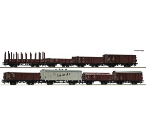 Roco Sada 8 ks Nákladní vagóny, DR - 67127