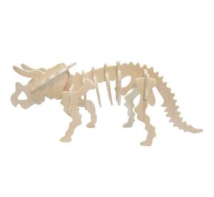 Woodcraft Dřevěné 3D puzzle Triceratops velký