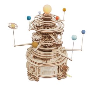 RoboTime 3D dřevěná mechanická skládačka Planetárium