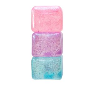 Schylling NeeDoh Nice Cube Glow Třpytivá antistresová kostka svítící ve tmě