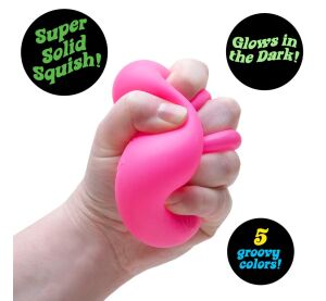 Schylling NeeDoh Nice Cube Glow antistresová kostka svítící ve tmě