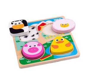 Tidlo Senzorické puzzle farma - poškozený obal