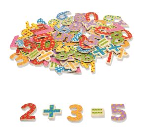 Tidlo Dřevěné magnetické číslice 100ks