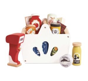 Le Toy Van Košík s potravinami se skenerem