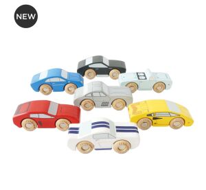 Le Toy Van  Set dřevěných sportovních autíček