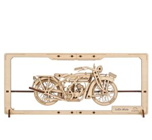 Ugears 2,5D dřevěné mechanické puzzle Indie Moto