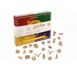 Ugears 3D dřevěné mechanické puzzle Harry Potter - Adventní kalendář