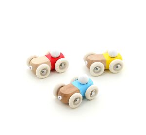 Vilac Dřevěné mini autíčko modré
