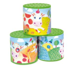 Vilac Plechovky se zvukem kravičky 1ks