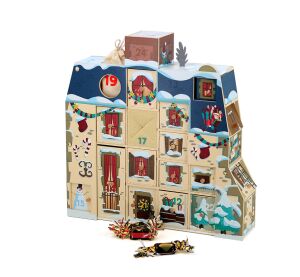 Vilac Dřevěný adventní kalendář k naplnění Domeček