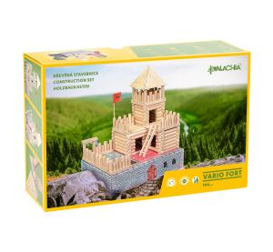 Walachia Dřevěná stavebnice Vario Fort 194 dílů