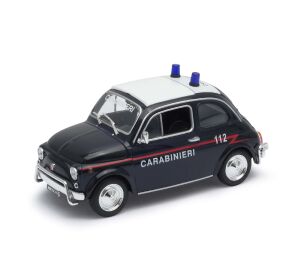 Welly Fiat Nuova 500 Carabinieri 1:24