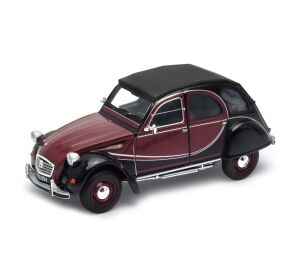 Welly Citroen 2CV 6 Charleston 1:24 černá, šedá