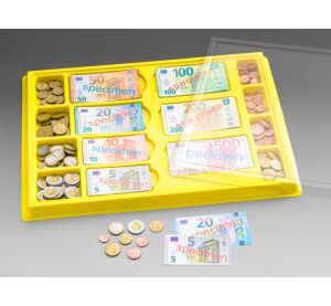 Wissner Plastová pokladna s eurovými bankovkami a mincemi