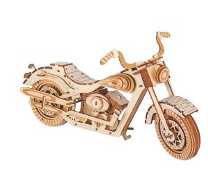 Woodcraft Dřevěné 3D puzzle Motocykl HD 1