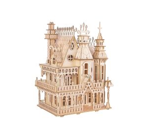 Woodcraft Dřevěné 3D puzzle Fantasy vila