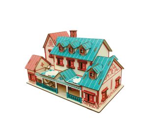 Woodcraft Dřevěné 3D puzzle Vila Narat