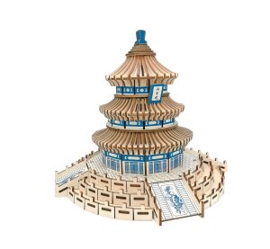 Woodcraft Dřevěné 3D puzzle Chrám nebes