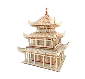 Woodcraft Dřevěné 3D puzzle Yueyang Tower