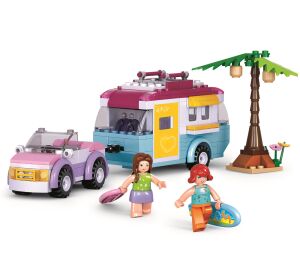 Sluban Girls Dream Holidays M38-B0606 Auto s karavanem