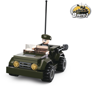 Sluban Army 8into1 M38-B0587F Džíp