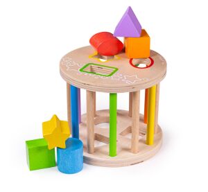 Bigjigs Baby Válec s tvary