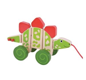 Bigjigs Baby Tahací dinosaurus