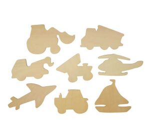 Bigjigs Toys Obkreslovací obrázky dopravních prostředků