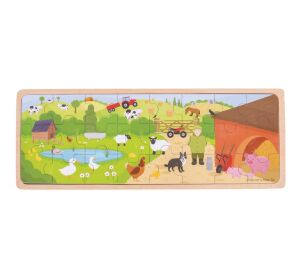Bigjigs Toys Puzzle Na farmě