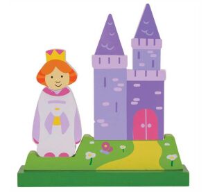 Bigjigs Toys Magnetické vertikální puzzle zámek