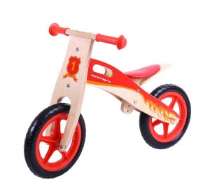 Bigjigs Toys Dřevěné odrážedlo červené