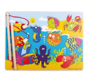 Bigjigs Toys Dřevěný mořský rybolov