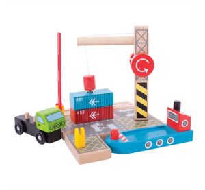 Bigjigs Rail Kontejnerové překladiště