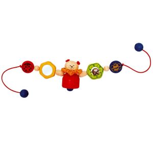 Dřevěné hračky - Baby- závěs do kočárku Teddy