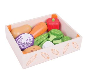Bigjigs Toys Krabička se zeleninou