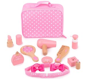 Bigjigs Toys Dřevěná kosmetická souprava