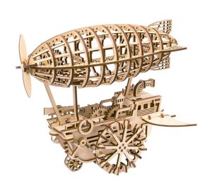 RoboTime 3D dřevěná mechanická skládačka Fantastická vzducholoď