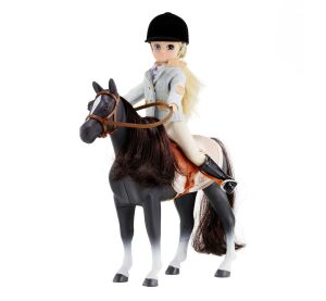 Lottie Panenka žokejka s koněm
