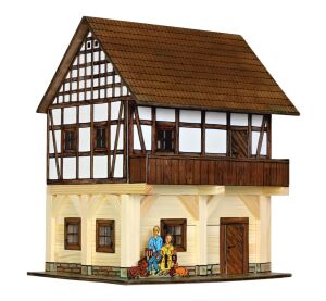 Walachia Dřevěná slepovací stavebnice Hrázděný špýchar