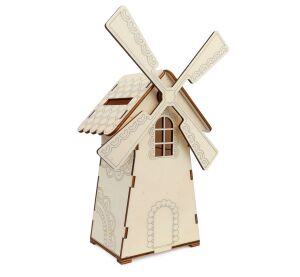 Kúzlo dreva Dřevěná pokladnička Mlýn