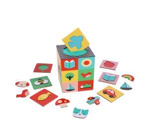 Petit Collage Senzorické puzzle Najdi oblíbený předmět